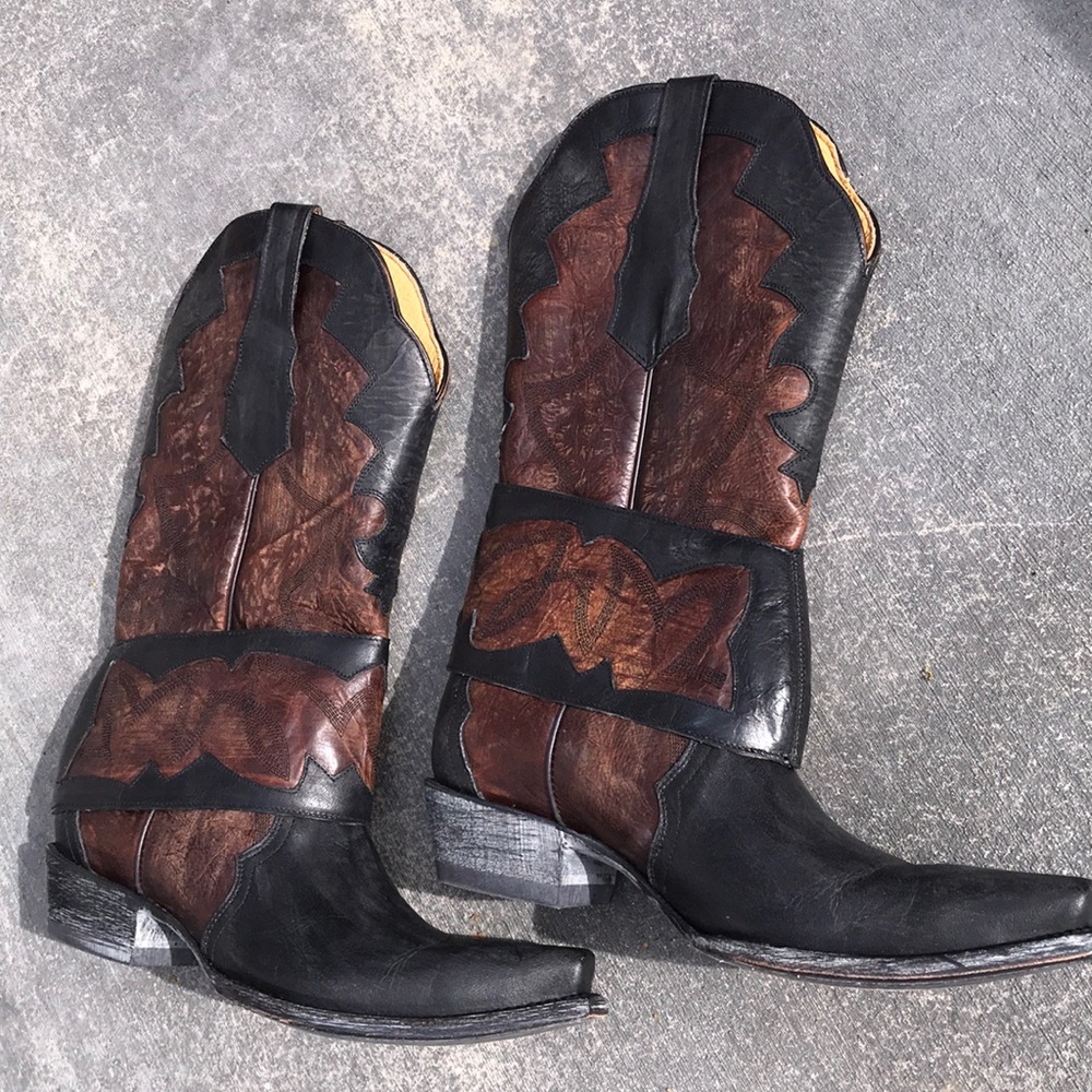 Old Gringo Black n  Brown Cowgirl Boots